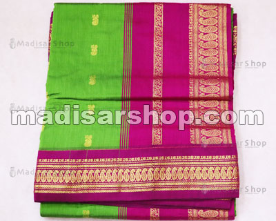 Red Kalyani Cotton Readymade Madisar