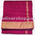 Maroon Kalyani Cotton Readymade Madisar