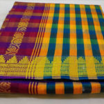 Yellow and Green Checks Cotton Readymade Madisar