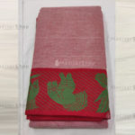 Rose Readymade Bharatanatyam Practise Saree with Red Border