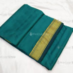 Mild Green with Self Border Semi Silk Readymade Madisar Saree