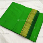 Mild Light Green Semi Silk Readymade Madisar Saree