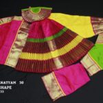YELLOW WITH PINK READYMADE BHARATANATYAM COSTUME