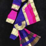 PURPLE WITH PINK READYMADE BHARATANATYAM COSTUME