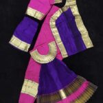 PINK WITH PURPLE BHARATANATYAM COSTUME