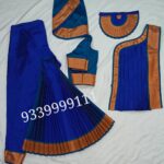 INK BLUE READYMADE BHARATANATYAM COSTUME