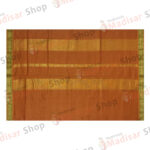 Brown with Bottle Green Border Semi Silk Readymade Madisar Saree