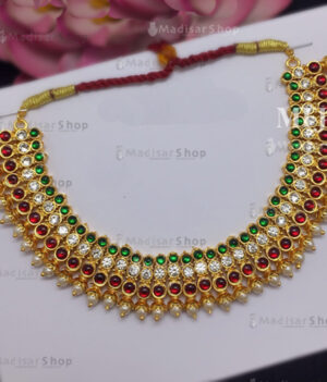 Gold Finish Kemp Necklace