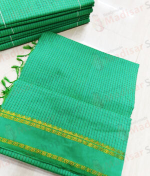 Green Kalyani Cotton Readymade Madisar