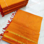 Mustard color with Kalyani Cotton Readymade Madisar