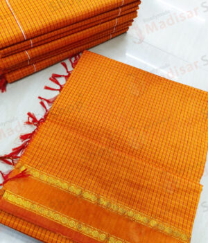 Mustard color with Kalyani Cotton Readymade Madisar